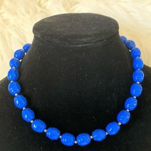 Blue beaded necklace 💙